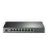 TP-LINK JetStream 8-Port Gigabit Smart Switch TL-SG2008P Web Managed Desktop PoE+ ports quantity 4 Power