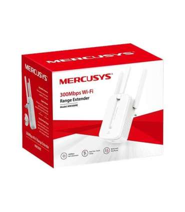 Mercusys Wi-Fi Range Extender MW300RE 802.11n 2.4GHz 300 Mbit/s no PoE Antenna type 3xExternal