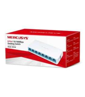 Mercusys Switch MS108 Unmanaged Desktop 10/100 Mbps (RJ-45) ports quantity 8 Power supply type External