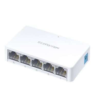 Mercusys Switch MS105 Unmanaged Desktop 10/100 Mbps (RJ-45) ports quantity 5 Power supply type External