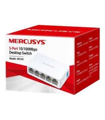 Mercusys Switch MS105 Unmanaged Desktop 10/100 Mbps (RJ-45) ports quantity 5 Power supply type External
