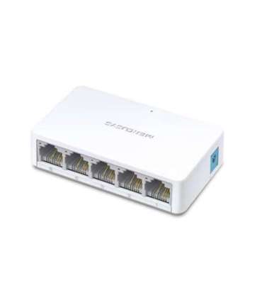 Mercusys Switch MS105 Unmanaged Desktop 10/100 Mbps (RJ-45) ports quantity 5 Power supply type External