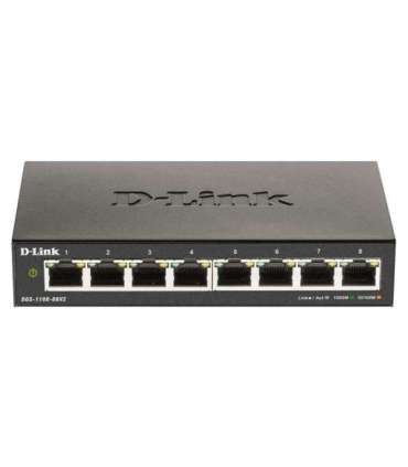 D-Link Smart Gigabit Ethernet Switch DGS-1100-08V2 Managed Desktop Power supply type External 24 month(s)