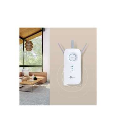 TP-LINK AC1900 Wi-Fi Range Extender RE550 802.11ac 2GHz/5GHz 600+1300 Mbit/s 10/100/1000 Mbit/s Ethernet