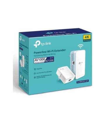 TP-Link TL-WPA7517 KIT Powerline Kit 1x10/100/1000 port, 2.4GHz&5GHz, 1000Mbps, Wall Plugged TP-LINK Gigabit