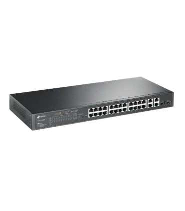 TP-LINK Switch Web managed TL-SL2428P Managed L2 Rackmountable 10/100 Mbps (RJ-45) ports quantity 24 Gigabit