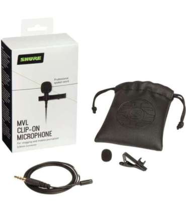 Shure MVL Lavalier Microphone for Smartphone or Tablet Shure