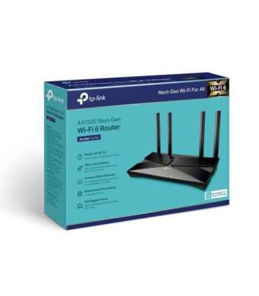 AX1500 Wi-Fi 6 Router Archer AX10 802.11ax 1201+300 Mbit/s 10/100/1000 Mbit/s Ethernet LAN (RJ-45) ports 4 |