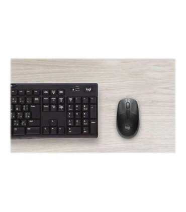 Logitech Full size Mouse M190 Wireless USB Charcoal