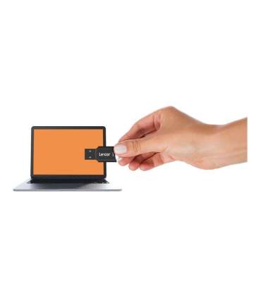 Lexar USB Flash Drive JumpDrive V40 64 GB USB 2.0 Black