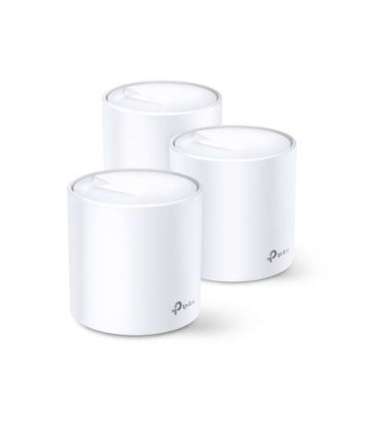 Whole-Home Wi-Fi System Deco X20(3-pack) 802.11ac 1201 Mbit/s 10/100/1000 Mbit/s Ethernet LAN (RJ-45) ports 2