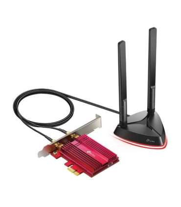 TP-LINK TX3000E AX3000 Wi-Fi 6 Bluetooth 5.0 PCIe Adapter 2.4GHz/5GHz Antenna type 2xHigh-Gain External Antennas
