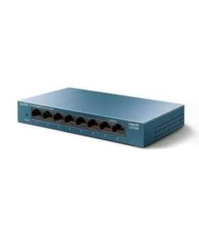 TP-LINK 8-Port 10/100/1000Mbps Desktop Network Switch LS108G Unmanaged Desktop Power supply type External