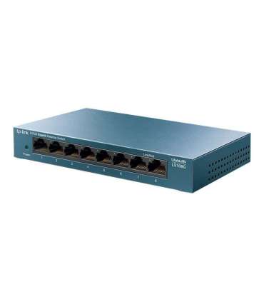 TP-LINK 8-Port 10/100/1000Mbps Desktop Network Switch LS108G Unmanaged Desktop Power supply type External