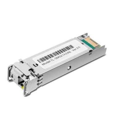 TP-LINK 1000 Base-BX WDM Bi-Directional SFP Module TL-SM321A-2 9/125 μm SMF (Single-Mode Fiber) 9/125 μm SMF