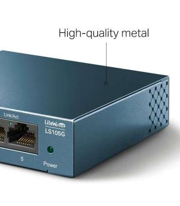 TP-LINK Desktop Network Switch LS105G Unmanaged Desktop Power supply type External