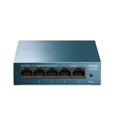 TP-LINK Desktop Network Switch LS105G Unmanaged Desktop Power supply type External