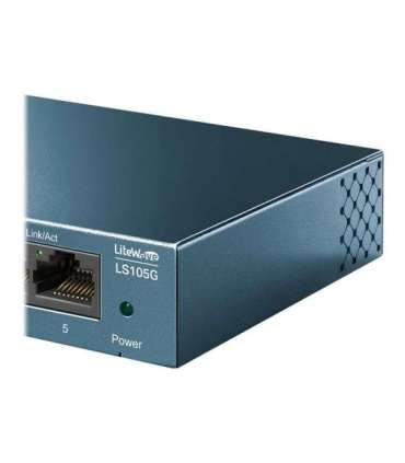 TP-LINK Desktop Network Switch LS105G Unmanaged Desktop Power supply type External