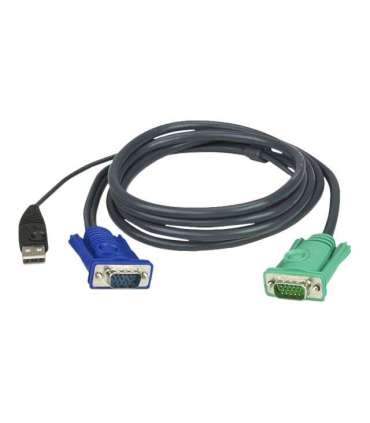 Aten 1.8M USB KVM Cable with 3 in 1 SPHD 2L-5202U
