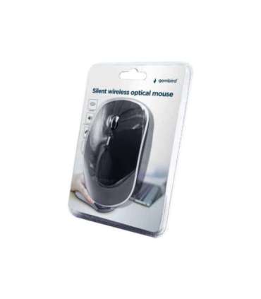 Gembird Silent Wireless Optical Mouse MUSW-4BS-01 Optical mouse USB Black