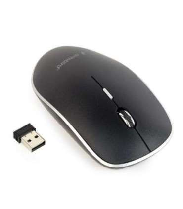 Gembird Silent Wireless Optical Mouse MUSW-4BS-01 Optical mouse USB Black