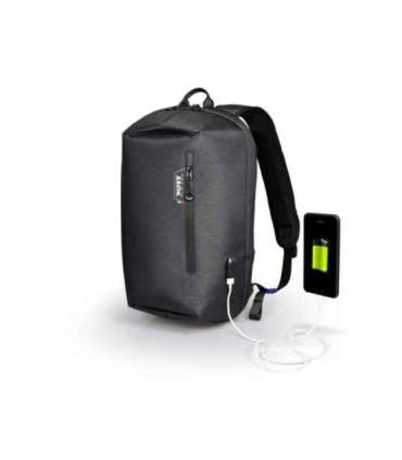 PORT DESIGNS SAN FRANCISCO Laptop Backpack Backpack Grey Shoulder strap