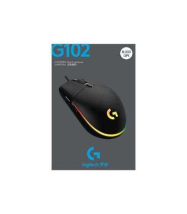 Logitech Gaming Mouse G102 LIGHTSYNC Wired USB Black