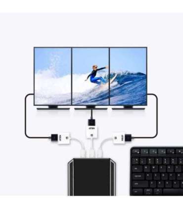 Aten True 4K DisplayPort to HDMI 2.0 Active Adapter VC986B White