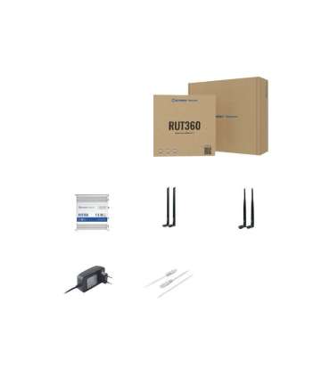 Industrial Cellular Router RUT360 LTE CAT6 1 x LAN ports, 10/100 Mbps, compliance with IEEE 802.3, IEEE 802.3u