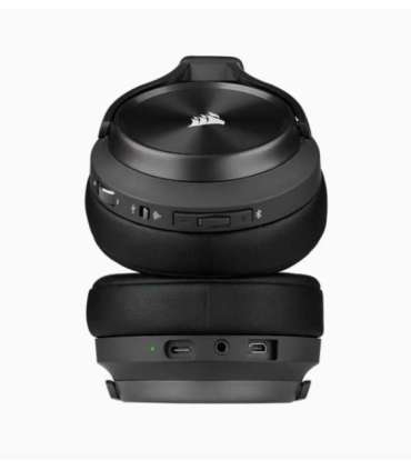 Corsair High-Fidelity Gaming Headset VIRTUOSO RGB WIRELESS XT Wireless/Wired Over-Ear Wireless Black