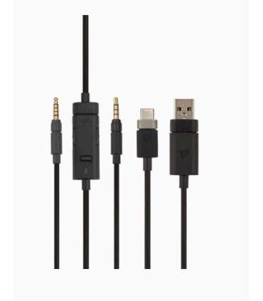 Corsair High-Fidelity Gaming Headset VIRTUOSO RGB WIRELESS XT Wireless/Wired Over-Ear Wireless Black