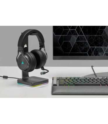Corsair High-Fidelity Gaming Headset VIRTUOSO RGB WIRELESS XT Wireless/Wired Over-Ear Wireless Black