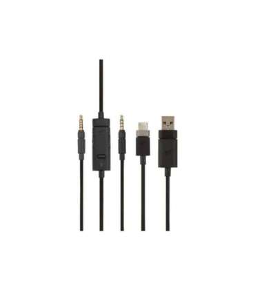 Corsair High-Fidelity Gaming Headset VIRTUOSO RGB WIRELESS XT Wireless/Wired Over-Ear Wireless Black