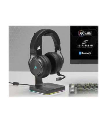 Corsair High-Fidelity Gaming Headset VIRTUOSO RGB WIRELESS XT Wireless/Wired Over-Ear Wireless Black