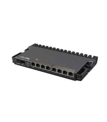 MikroTik Wired Ethernet Router RB5009UG+S+IN, Quad core 1.4 GHz CPU, 1xSFP+, 7xGigabit LAN, 1x2.5G LAN, 1xUSB, Can be