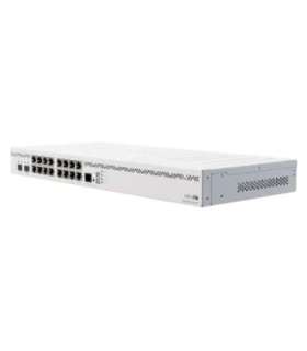 Mikrotik Cloud Core Router CCR2004-16G-2S+, 2x10G SFP+ ports, 16x Gigabit LAN ports, 1x RJ45 Serial port, 4 core CPU, 4