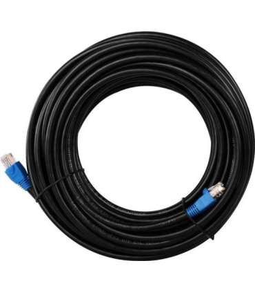 Goobay CAT 6 Outdoor-patch cable, U/UTP 94393 Black