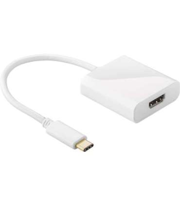 Goobay USB-C HDMI adapter 66259 White USB-C male HDMI female (Type A) 0.2 m