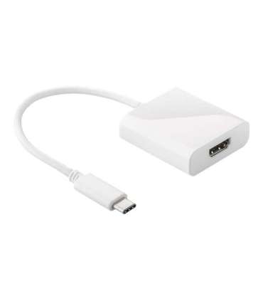Goobay USB-C HDMI adapter 66259 White USB-C male HDMI female (Type A) 0.2 m