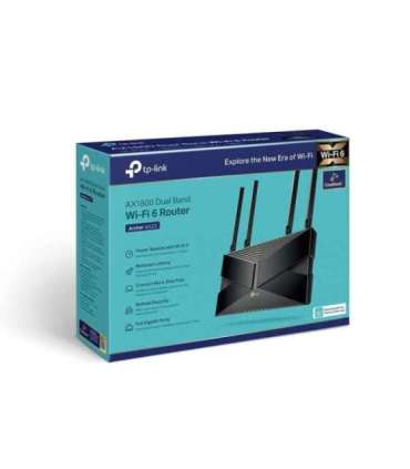 Dual-Band Wi-Fi 6 Router Archer AX23 AX1800 802.11ax 1201+574 Mbit/s Ethernet LAN (RJ-45) ports 4 Mesh Support