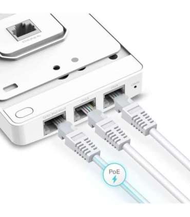 TP-LINK Omada AC1200 Wireless MU-MIMO Gigabit Wall Plate Access Point EAP235-Wall 802.11ac 2.4 GHz/5 GHz |