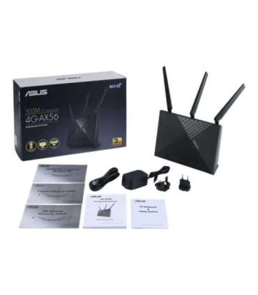 LTE Router 4G-AX56 802.11ax Ethernet LAN (RJ-45) ports Ethernet WAN Mesh Support No MU-MiMO Yes 4G Antenna