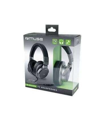 Muse TV Headphones M-275 CTV Wireless/Wired On-Ear Black