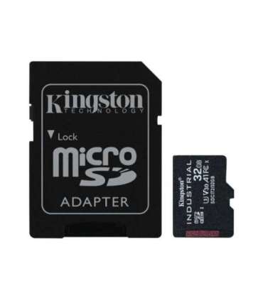 Kingston UHS-I 32 GB microSDHC/SDXC Industrial Card Flash memory class Class 10, UHS-I, U3, V30, A1