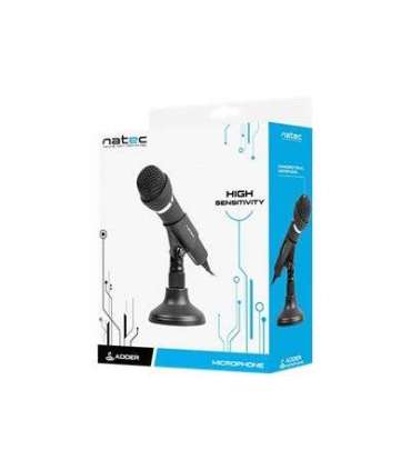 Natec Microphone NMI-0776 Adder Black Wired