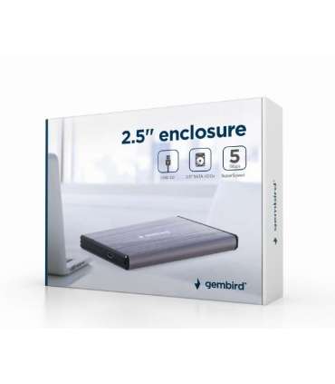 Gembird EE2-U3S-3-LG SATA USB 3.0 2.5"