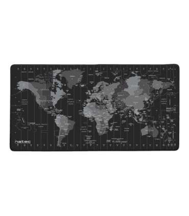 Natec Mouse Pad, Time Zone Map, Maxi, 800x400 mm Natec Mouse Pad Maxi Time Zone Map