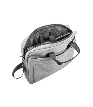 Natec Laptop Bag, Mustela, 15.6", Grey Natec Mustela Fits up to size 15.6 " Toploading laptop case Grey |