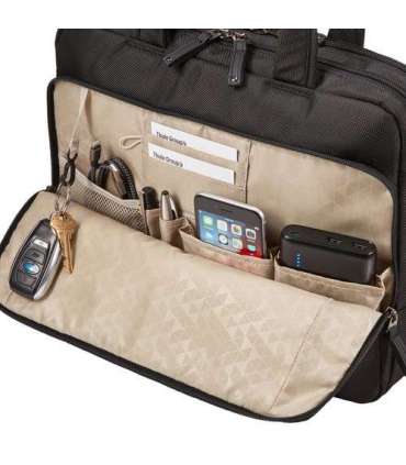 Case Logic NOTIA-114 Slim Briefcase Fits up to size 14 " Black Shoulder strap