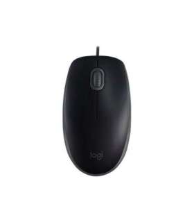 Logitech Mouse B110 Silent Wired USB Black